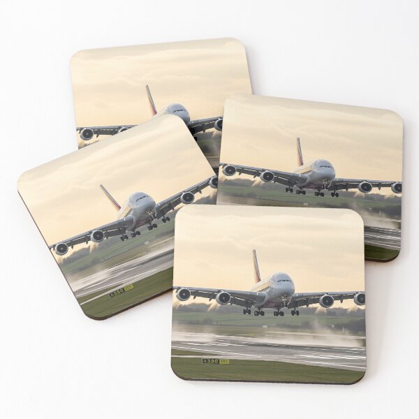 Item preview, Emirates Airbus A380 Graceful Landing designed and sold by Skyframe Aviation.