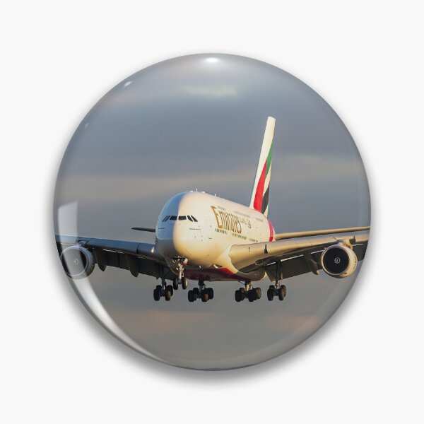 Item preview, Emirates Airbus A380 Graceful Landing designed and sold by Skyframe Aviation.