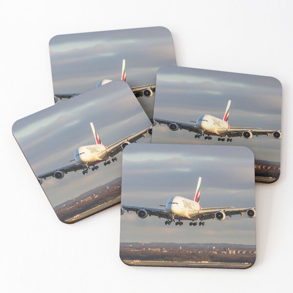 Item preview, Emirates Airbus A380 Graceful Landing designed and sold by Skyframe Aviation.