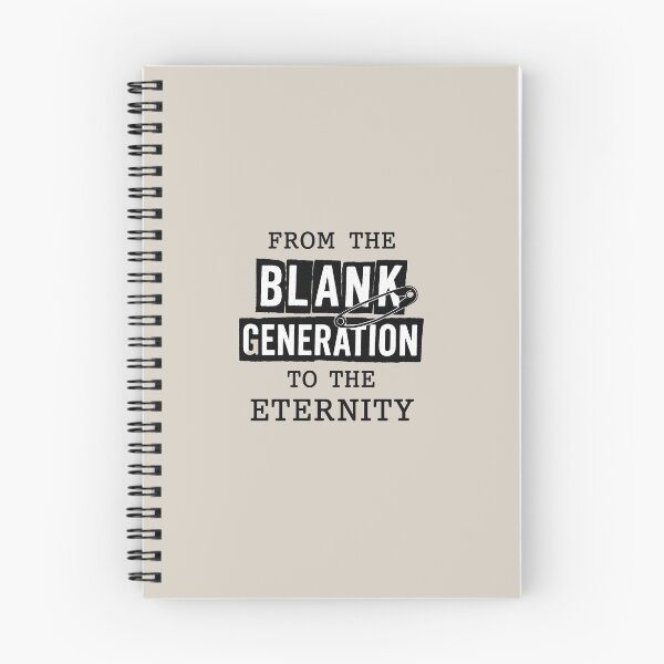 Item preview, From the Blank Generation to the Eternity I designed and sold by Lallinas.