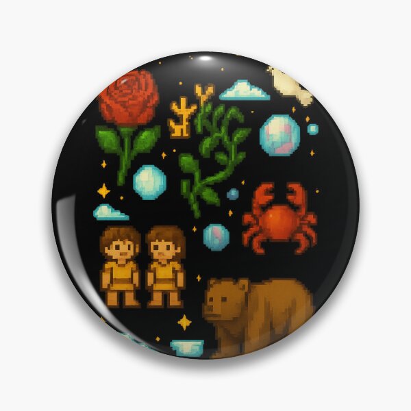Item preview, Pixel Art June Sticker Set designed and sold by BrushAndBreathe.