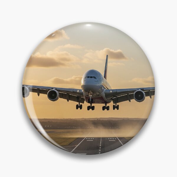 Item preview, Emirates Airbus A380 Graceful Landing designed and sold by Skyframe Aviation.