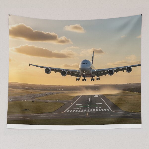 Item preview, Emirates Airbus A380 Graceful Landing designed and sold by Skyframe Aviation.