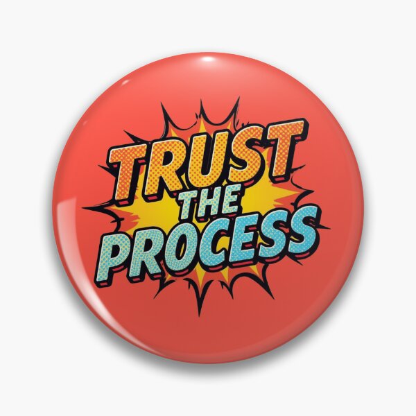 Item preview, Trust The Process - Comic Book Pop Art designed and sold by ZenPaths.