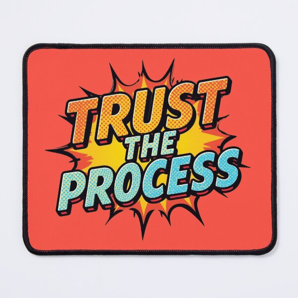 Item preview, Trust The Process - Comic Book Pop Art designed and sold by ZenPaths.