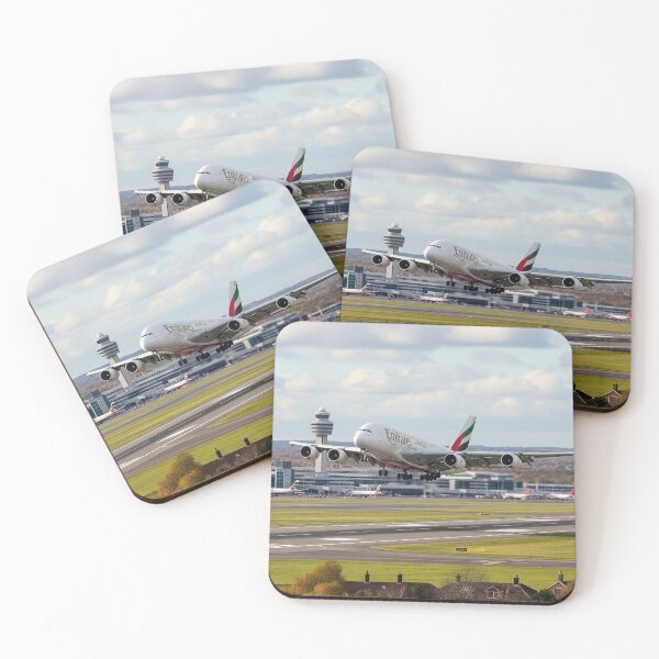 Item preview, Emirates Airbus A380 Graceful Landing designed and sold by Skyframe Aviation.