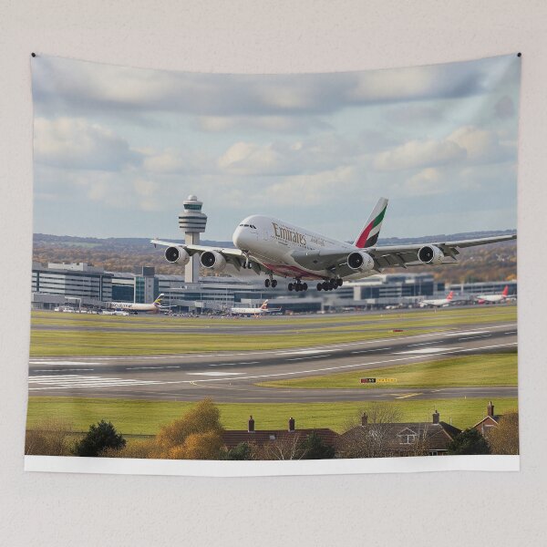 Item preview, Emirates Airbus A380 Graceful Landing designed and sold by Skyframe Aviation.