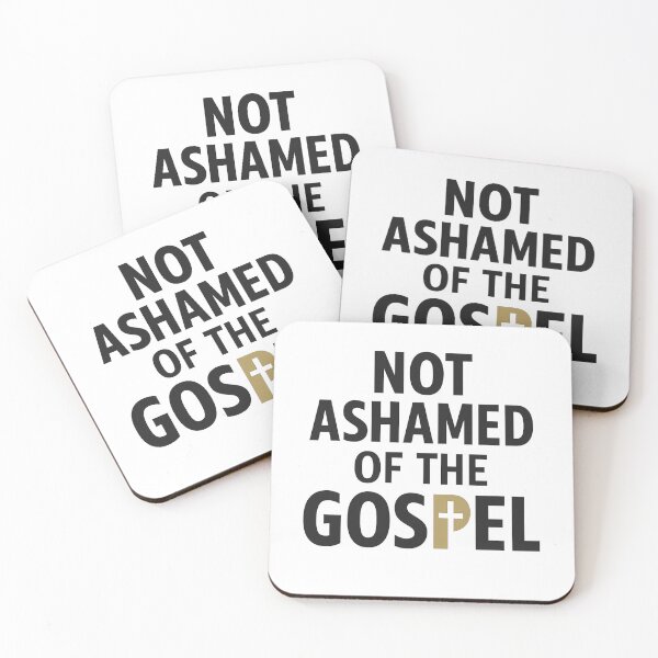 Item preview, Not Ashamed of the Gospel | Proud Christian Bible Verse Faith Design designed and sold by Lunaria Arts.