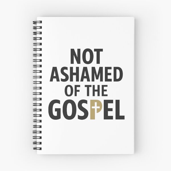 Item preview, Not Ashamed of the Gospel | Proud Christian Bible Verse Faith Design designed and sold by Lunaria Arts.