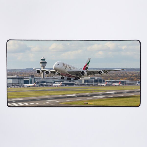 Item preview, Emirates Airbus A380 Graceful Landing designed and sold by Skyframe Aviation.