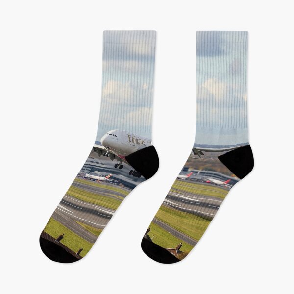 Item preview, Emirates Airbus A380 Graceful Landing designed and sold by Skyframe Aviation.