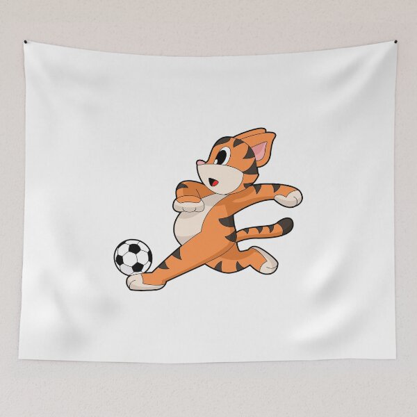 Item preview, Tiger Soccer player Soccer designed and sold by Snabdesign84.