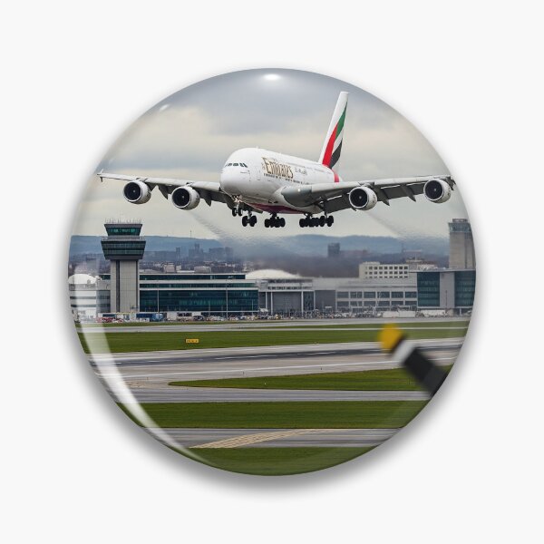 Item preview, Emirates Airbus A380 Graceful Landing designed and sold by Skyframe Aviation.