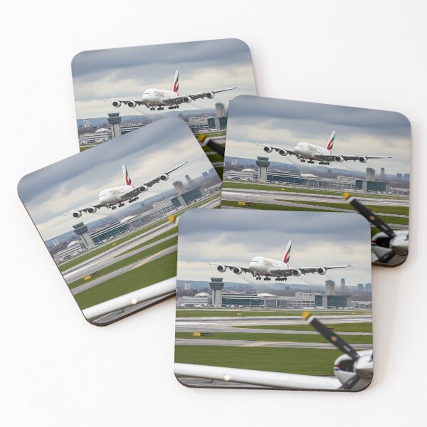 Item preview, Emirates Airbus A380 Graceful Landing designed and sold by Skyframe Aviation.
