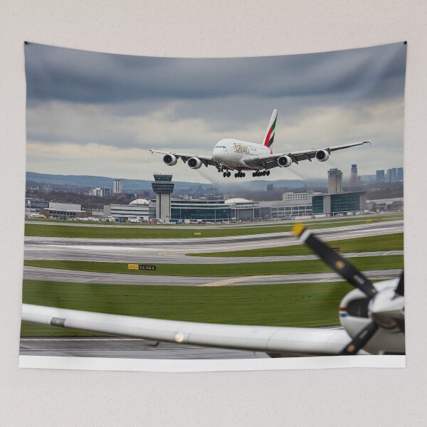 Item preview, Emirates Airbus A380 Graceful Landing designed and sold by Skyframe Aviation.