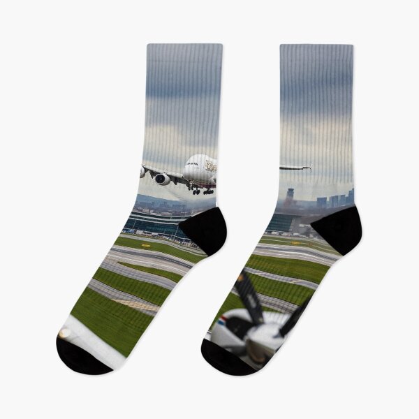 Item preview, Emirates Airbus A380 Graceful Landing designed and sold by Skyframe Aviation.