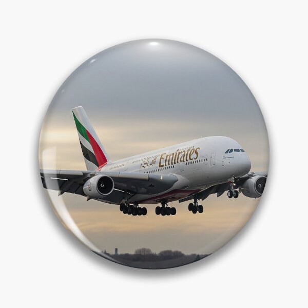 Item preview, Emirates Airbus A380 Graceful Landing designed and sold by Skyframe Aviation.