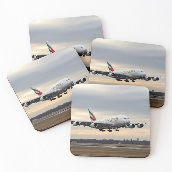 Item preview, Emirates Airbus A380 Graceful Landing designed and sold by Skyframe Aviation.