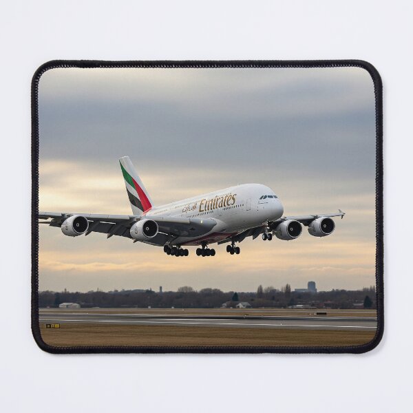 Item preview, Emirates Airbus A380 Graceful Landing designed and sold by Skyframe Aviation.
