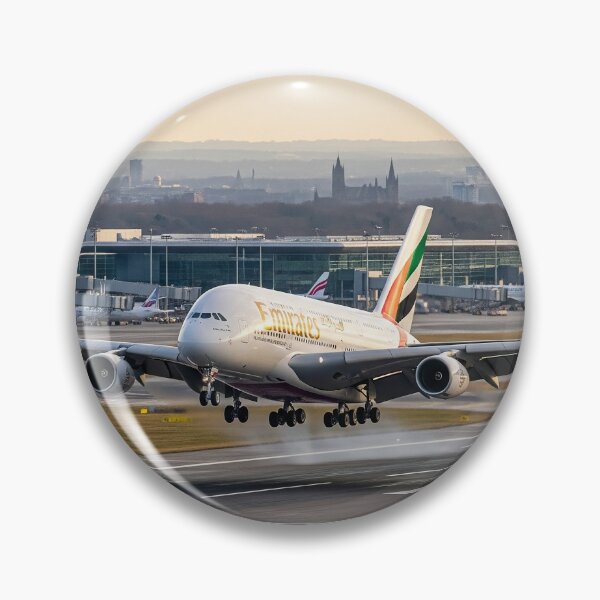 Item preview, Emirates Airbus A380 Graceful Landing designed and sold by Skyframe Aviation.