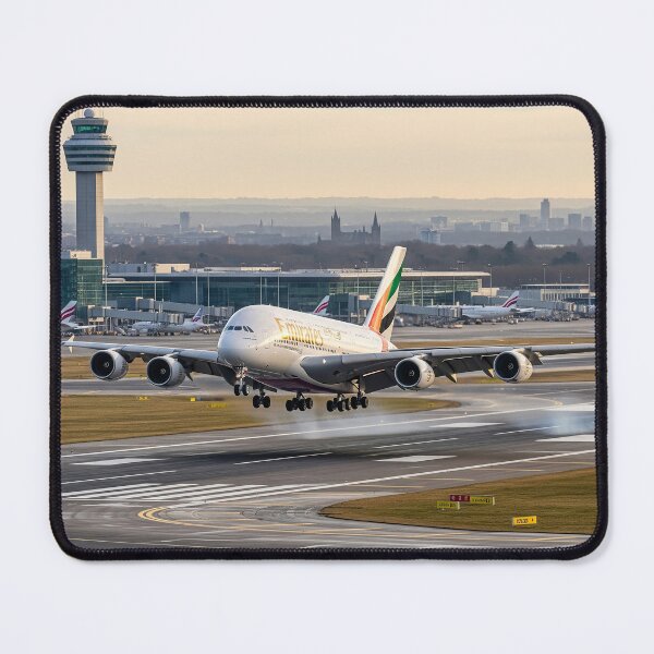 Item preview, Emirates Airbus A380 Graceful Landing designed and sold by Skyframe Aviation.