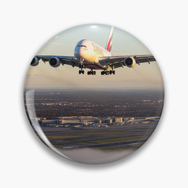 Item preview, Emirates Airbus A380 Graceful Landing designed and sold by Skyframe Aviation.