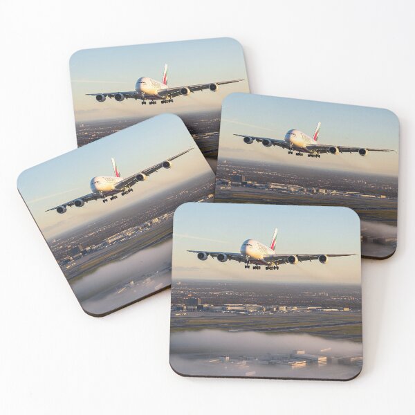 Item preview, Emirates Airbus A380 Graceful Landing designed and sold by Skyframe Aviation.