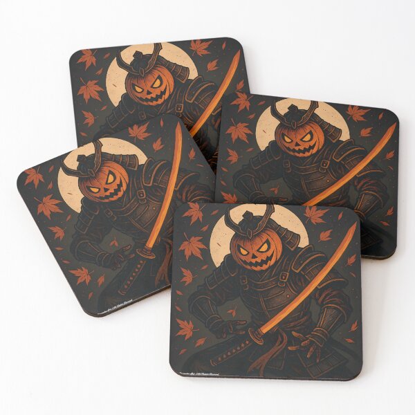 Item preview, Pumpkin Samurai – Halloween Warrior (KMotionChronicles Style) designed and sold by KMChronicles.