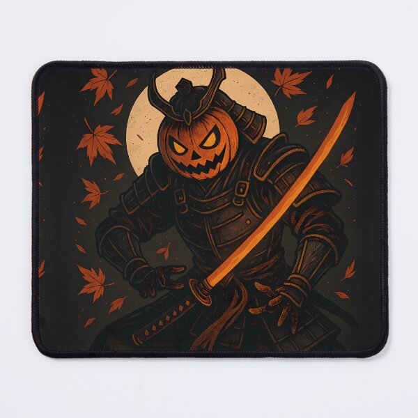 Item preview, Pumpkin Samurai – Halloween Warrior (KMotionChronicles Style) designed and sold by KMChronicles.