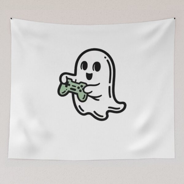 Item preview, Halloween Boys Kids Ghost Gamer Scary Costume Gaming designed and sold by Mateusz Majcherek.