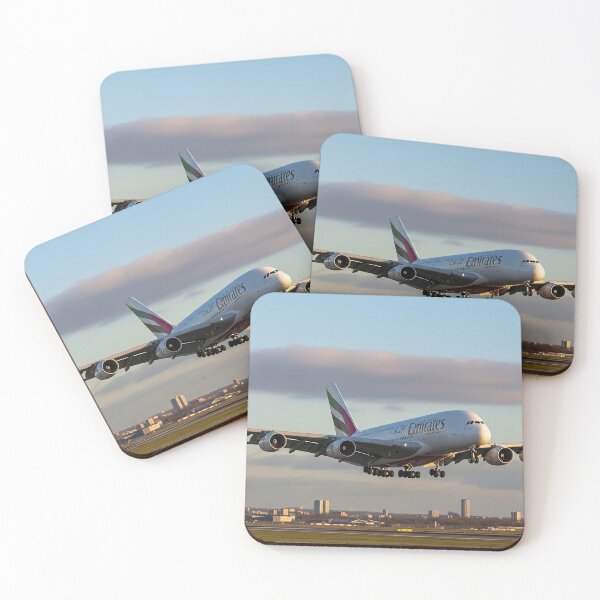 Item preview, Emirates Airbus A380 Graceful Landing designed and sold by Skyframe Aviation.