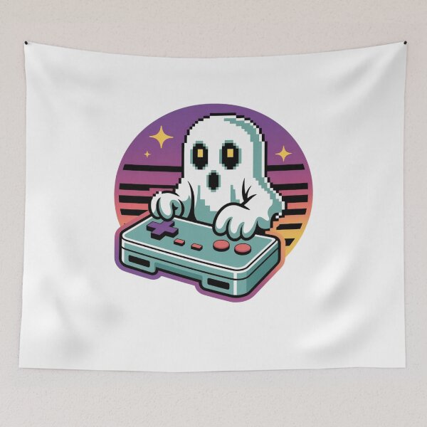 Item preview, Halloween Boys Kids Ghost Gamer Scary Costume Gaming designed and sold by Mateusz Majcherek.