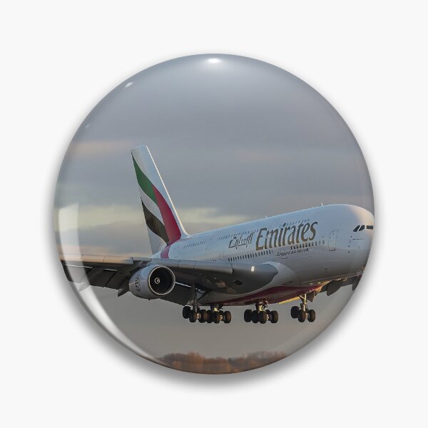 Item preview, Emirates Airbus A380 Graceful Landing designed and sold by Skyframe Aviation.