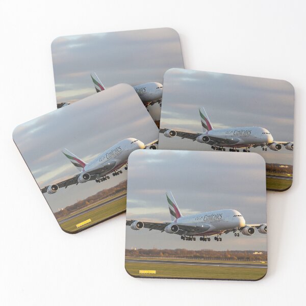 Item preview, Emirates Airbus A380 Graceful Landing designed and sold by Skyframe Aviation.