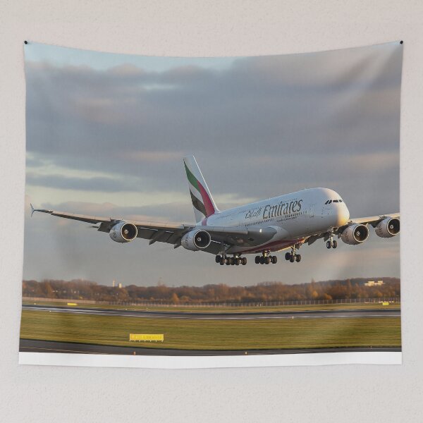 Item preview, Emirates Airbus A380 Graceful Landing designed and sold by Skyframe Aviation.