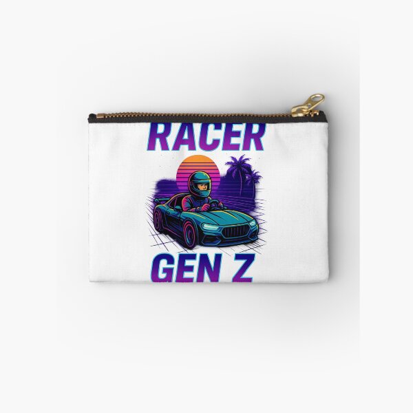 Item preview, Racer Gen Z – Retro Neon Sunset Car Drift Design designed and sold by Lunaria Arts.