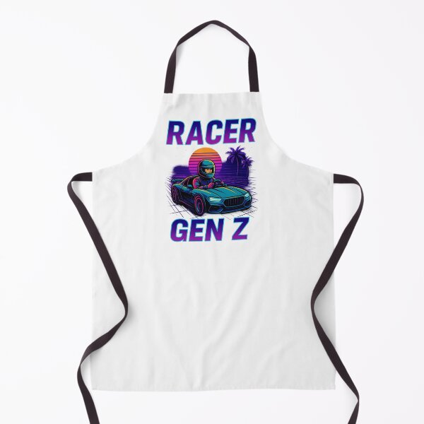 Item preview, Racer Gen Z – Retro Neon Sunset Car Drift Design designed and sold by Lunaria Arts.