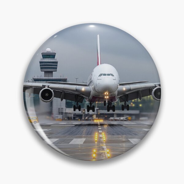 Item preview, Emirates Airbus A380 Graceful Landing designed and sold by Skyframe Aviation.