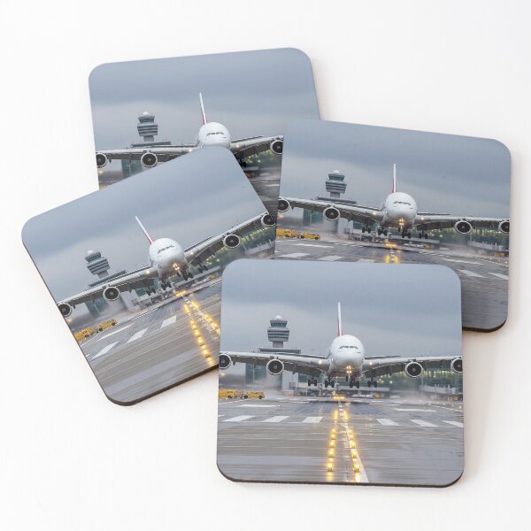 Item preview, Emirates Airbus A380 Graceful Landing designed and sold by Skyframe Aviation.