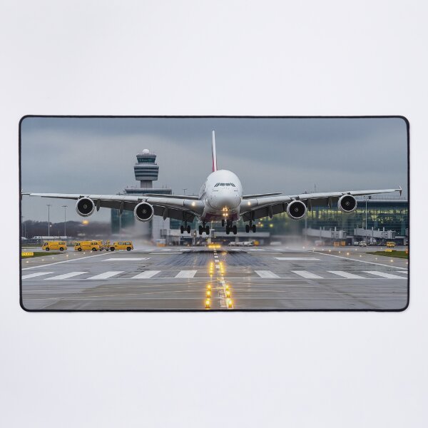 Item preview, Emirates Airbus A380 Graceful Landing designed and sold by Skyframe Aviation.
