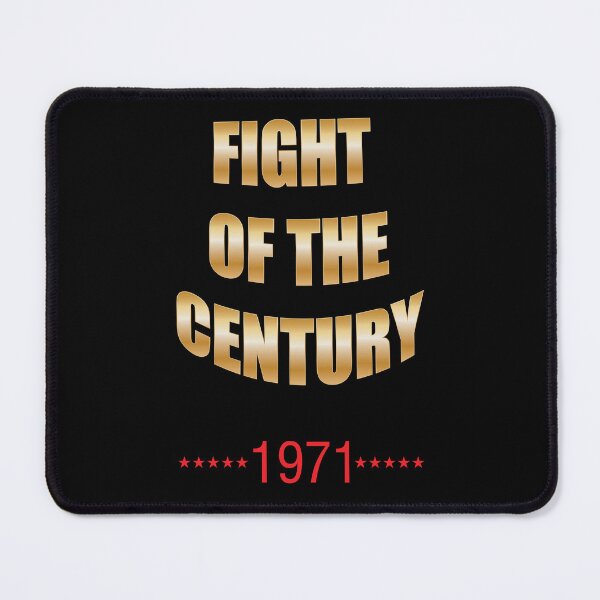 Item preview, Fight of the Century 1971 – Ali vs Frazier Tribute in Gold Typography designed and sold by simpledarkwavewisdom.