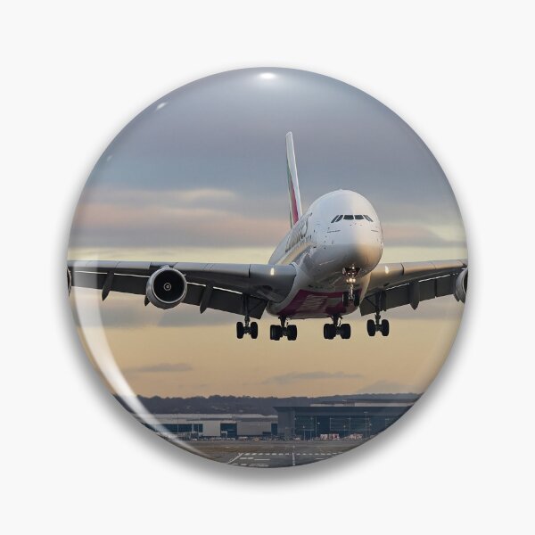 Item preview, Emirates Airbus A380 Graceful Landing designed and sold by Skyframe Aviation.