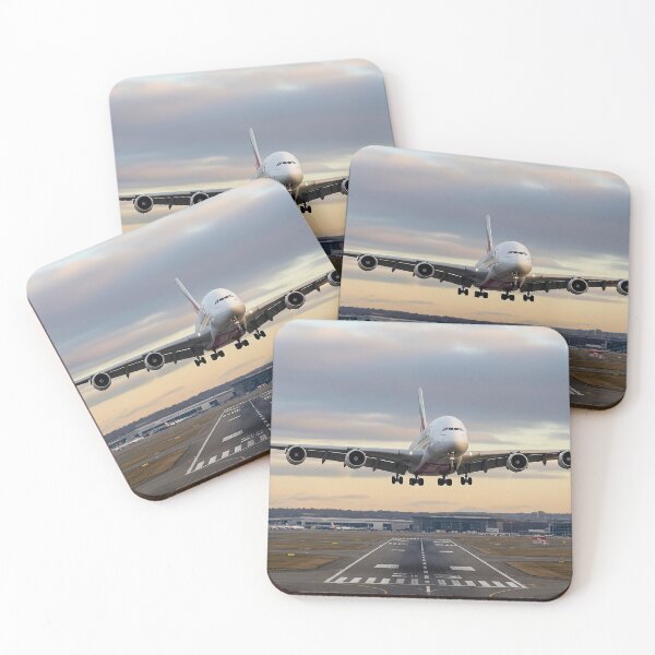 Item preview, Emirates Airbus A380 Graceful Landing designed and sold by Skyframe Aviation.