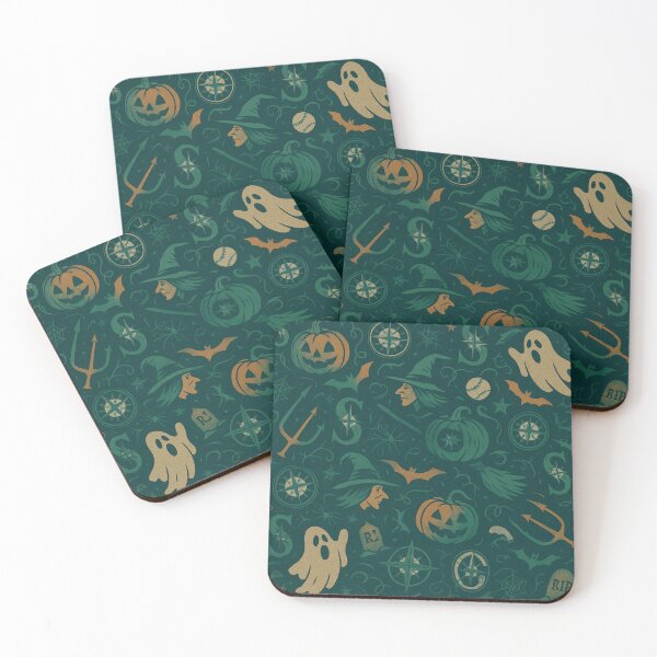 Item preview, Spooky Mariners Inspired Halloween All-Over Print designed and sold by getpressedshirt.