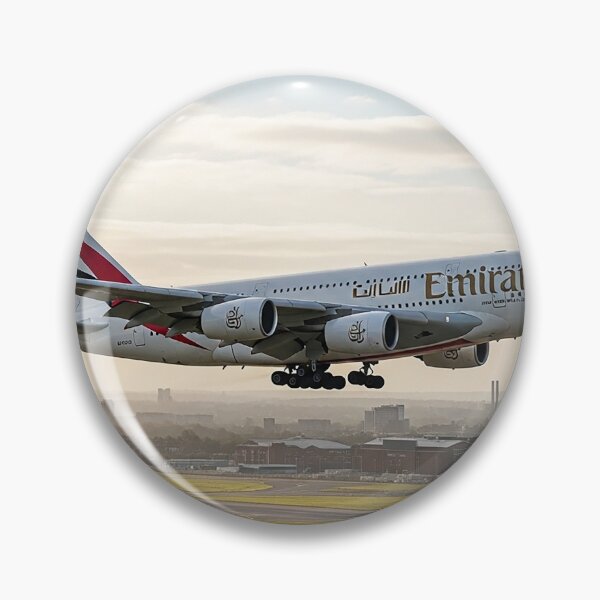 Item preview, Emirates Airbus A380 Graceful Landing designed and sold by Skyframe Aviation.