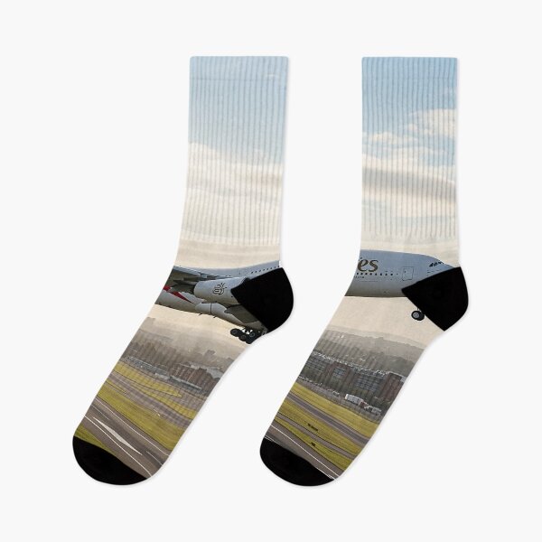 Item preview, Emirates Airbus A380 Graceful Landing designed and sold by Skyframe Aviation.