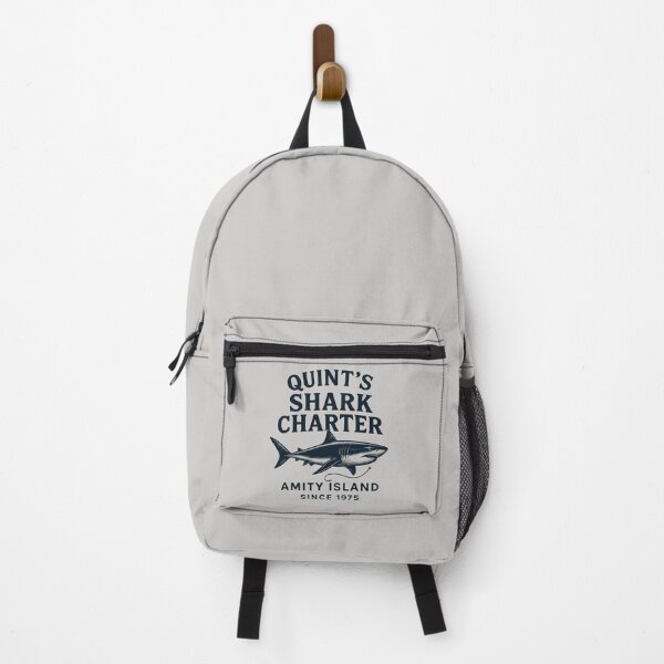 Item preview, Quint's Shark Charter – Amity Island Retro Shark Hunting Design designed and sold by Lunaria Arts.
