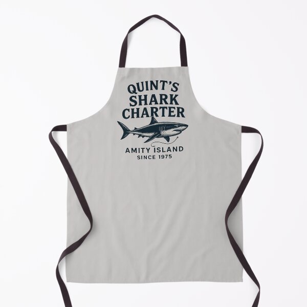 Item preview, Quint's Shark Charter – Amity Island Retro Shark Hunting Design designed and sold by Lunaria Arts.