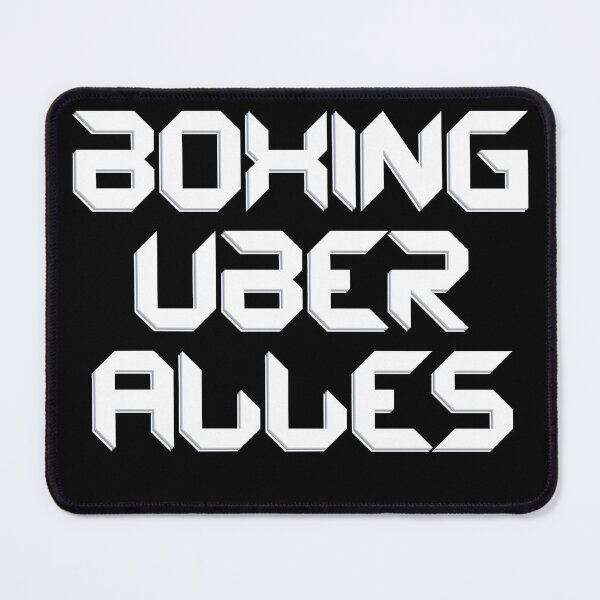 Item preview, Boxing Über Alles – Bold Statement for True Fighters designed and sold by simpledarkwavewisdom.