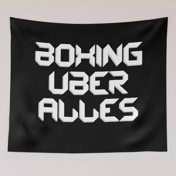 Item preview, Boxing Über Alles – Bold Statement for True Fighters designed and sold by simpledarkwavewisdom.